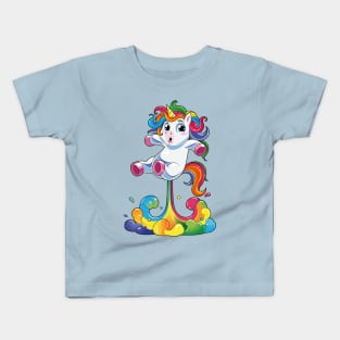 Unicorn Gas Kids T-Shirt